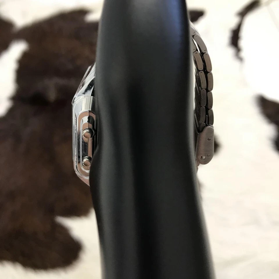 CASIO DATA BANK BATERÍA 10 AÑOS Reloj Hombre Cuarzo Digital Plateado Funciona Foto 3 de 4