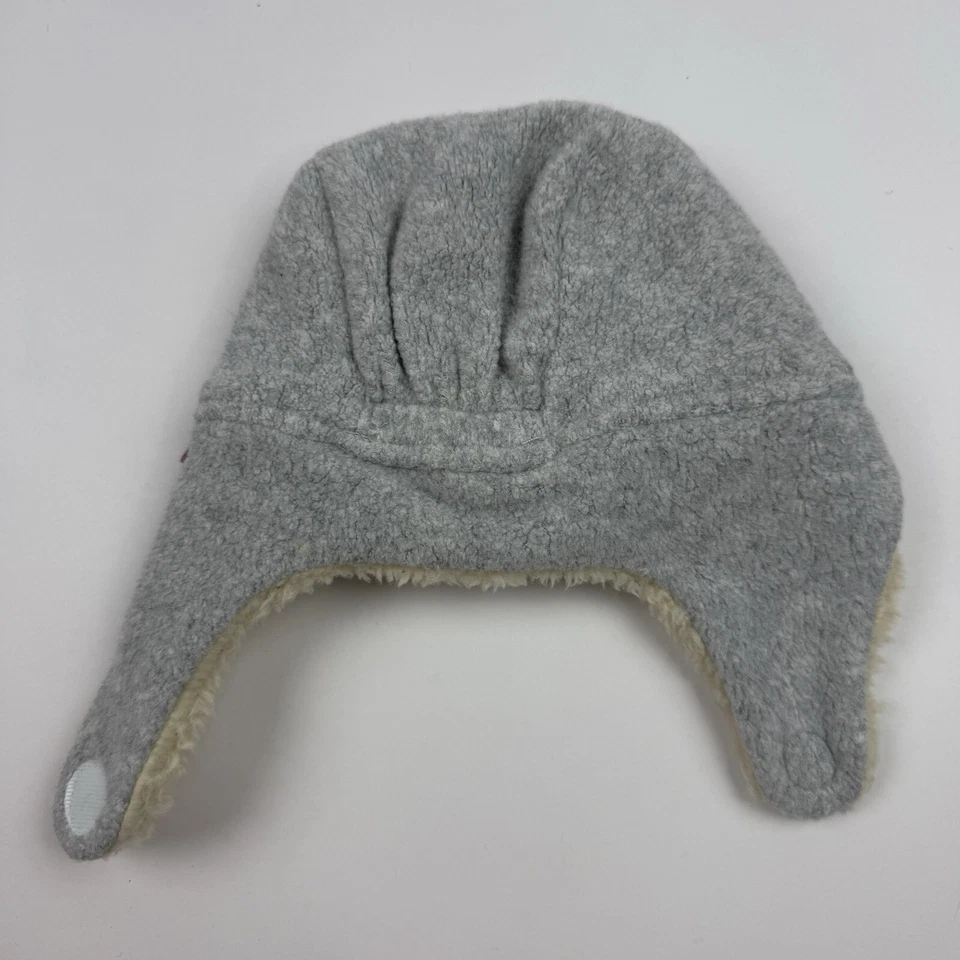 Zutano Gris Vellón Sherpa Invierno Trampero Sombrero Bebé Infante Unisex Talla 6 Meses Foto 3 de 4