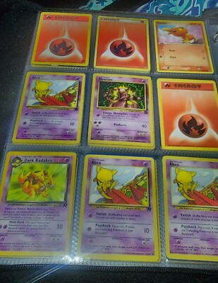 Rare 1995 Abra Pokemon Card 43/102 | eBay