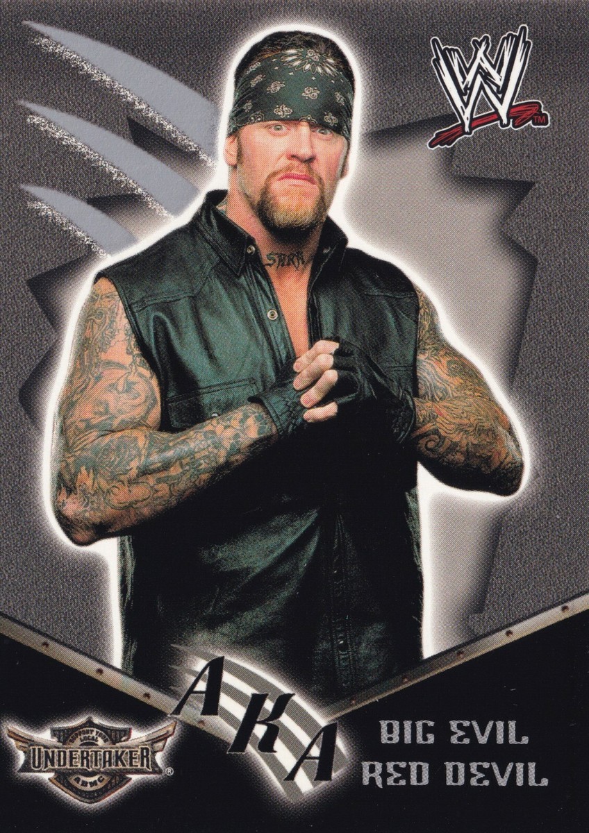 Undertaker 2002 Fleer WWE Royal Rumble Card #80 AKA Big Evil Red
