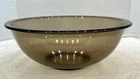 Vintage Pyrex Glass 4 L/4 Qt Large Amber Brown Nesting Mixing Bowl #326 USA