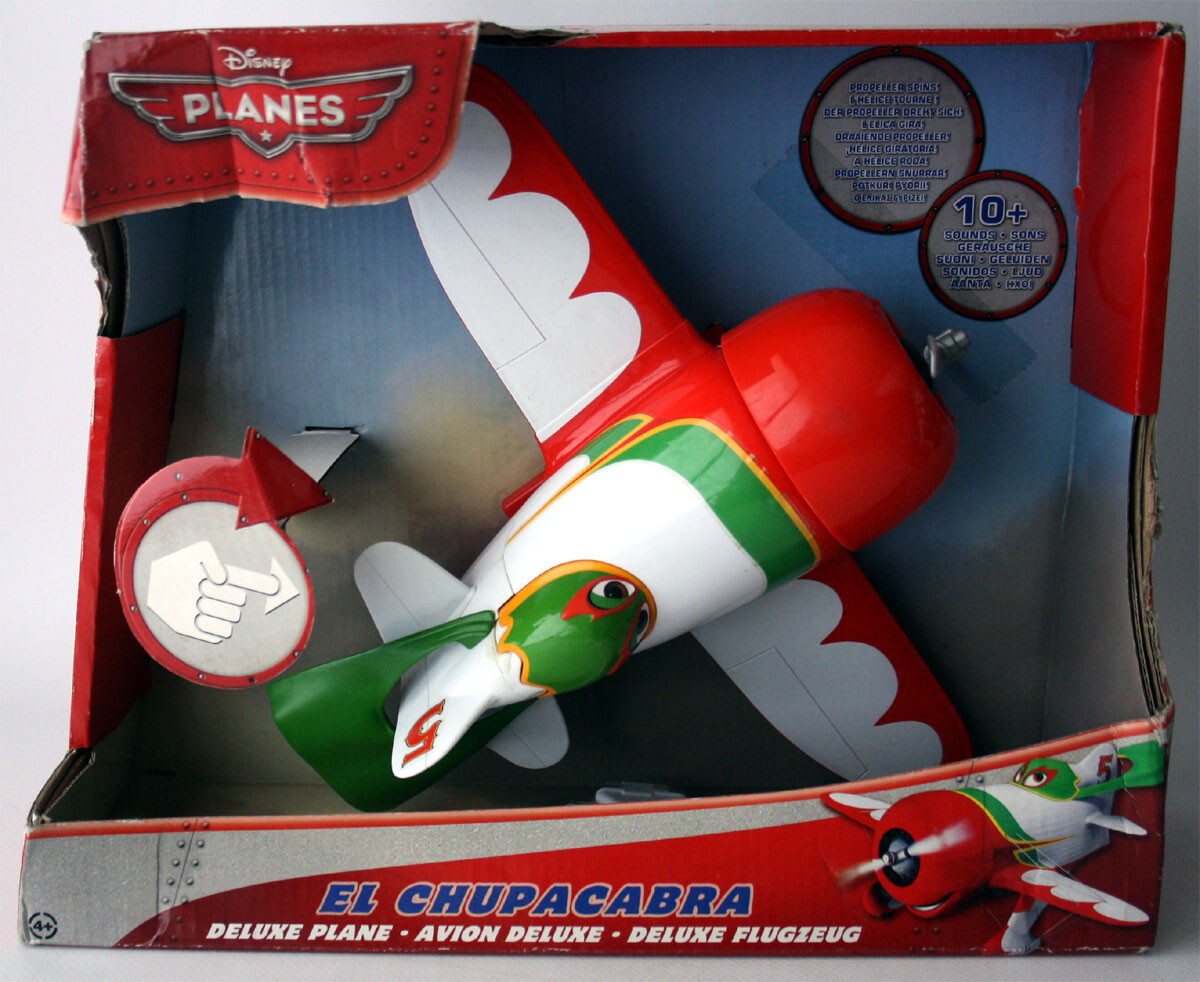 2013 PLANES EL CHUPACABRA DELUXE PLANE WITH SOUNDS DISNEY MATTEL