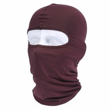 Balaclava Tactical Windproof Hood Face Mask Coffee Thin for Outdoor Ski Sports
