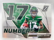 2022 Zenith Football Garrett Wilson Rookie Behind The Numbers #BN-GW Jets RC ROY