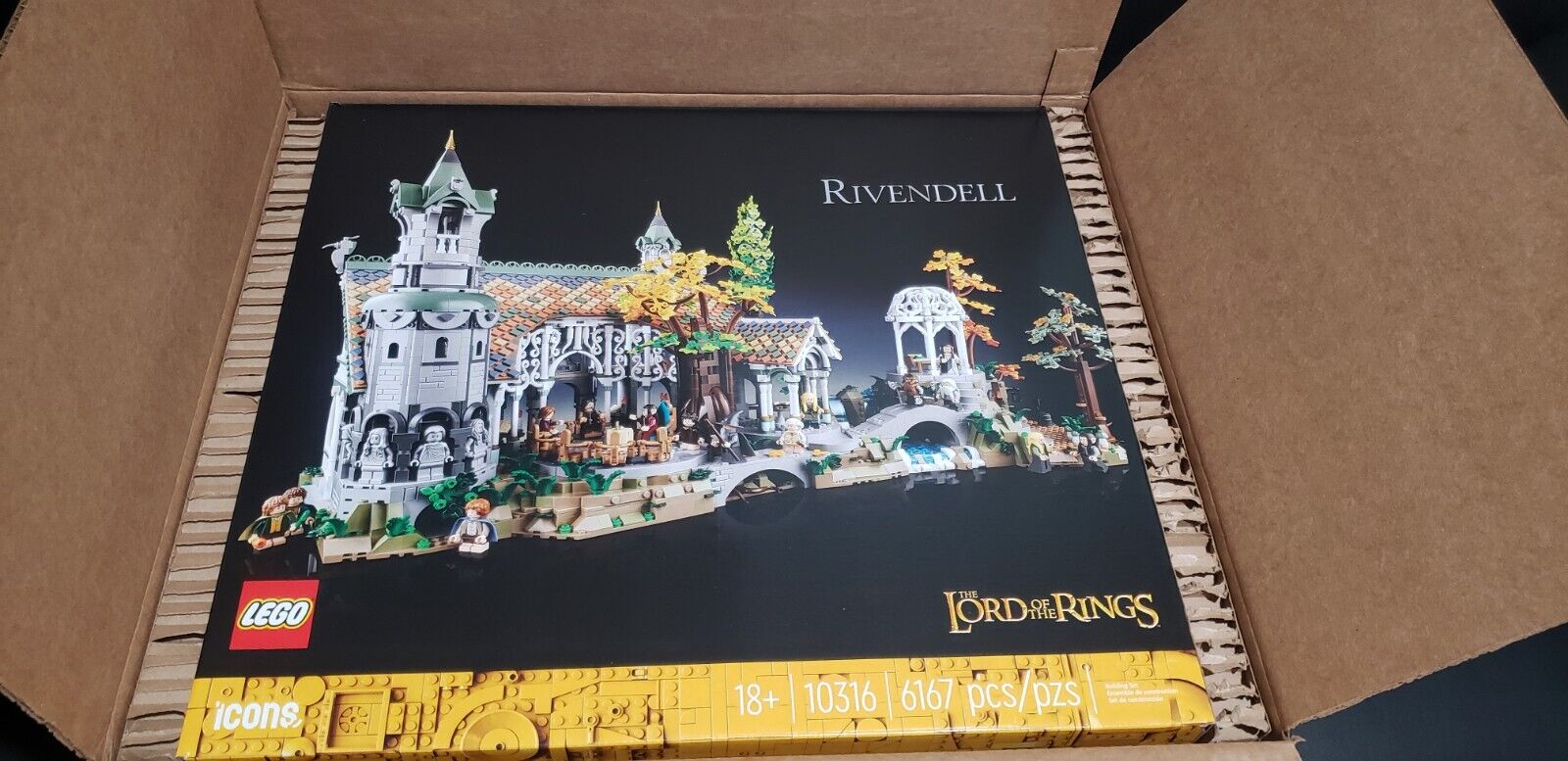 BRAND NEW LEGO Icons:The Lord of the Rings Rivendell Set (10316) IN ORIGINAL BOX