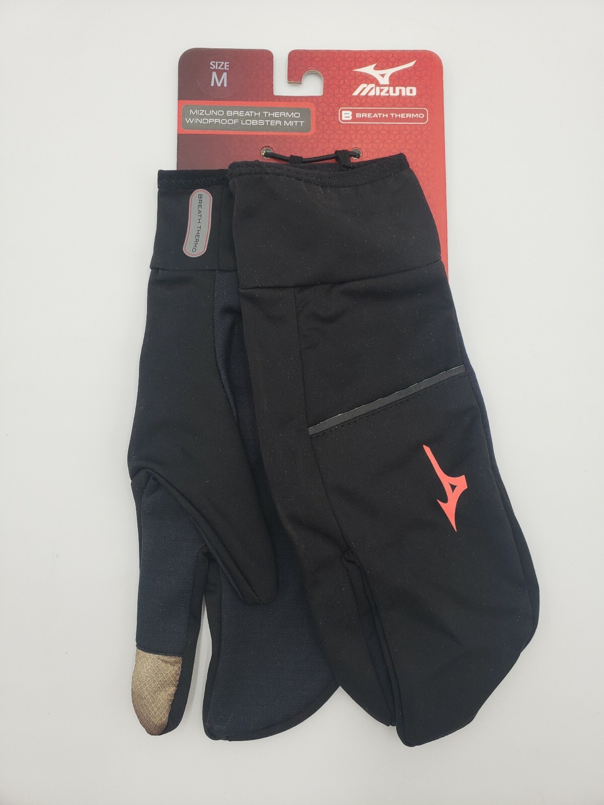 mizuno running breath thermo windproof lobster mittens