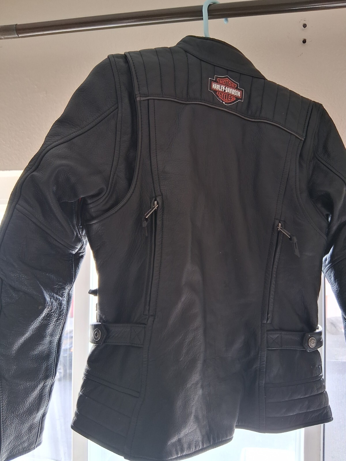 ORIGINAL AUTHENTIC NEW  HARLEY DAVIDSON women's  leather jacket medium image 8