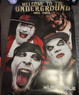 Twiztid - Welcome to the Underground 2015 Poster 24x36  ICP INSANE CLOWN POSSE