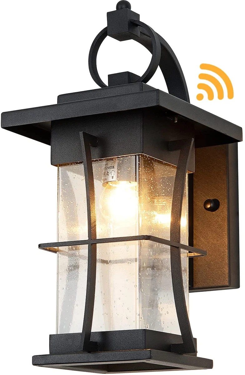 Dusk to Dawn Outdoor Wall Lantern Exterior Light Fixtures Wall Mount Porch Light