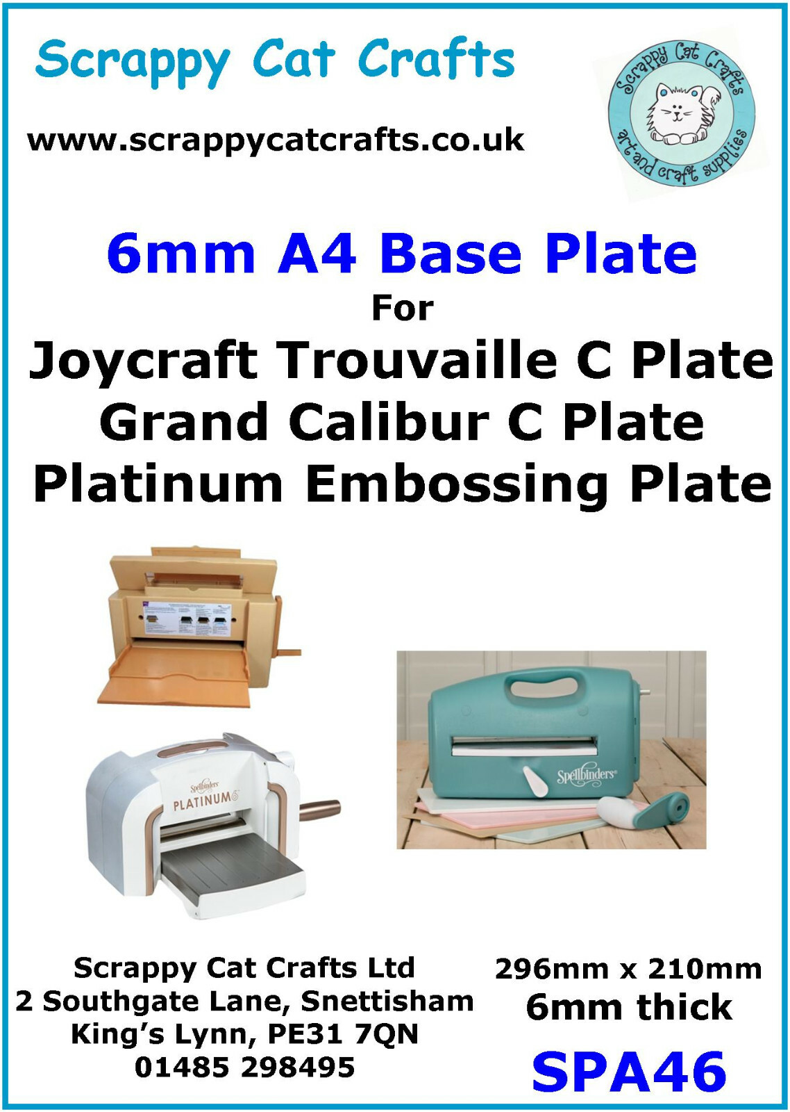 Grand Calibur: Replacement C Plate by Scrappy Cat : SPA46   3