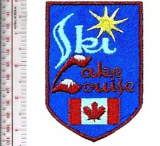 Skiing Ski Lake Louise Resort Alberta, Canada Patch vel NO TARIFF