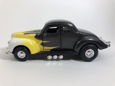 Tootsie Toy 1940 Ford Coupe Diecast Car Toy Figurine w/ Yellow