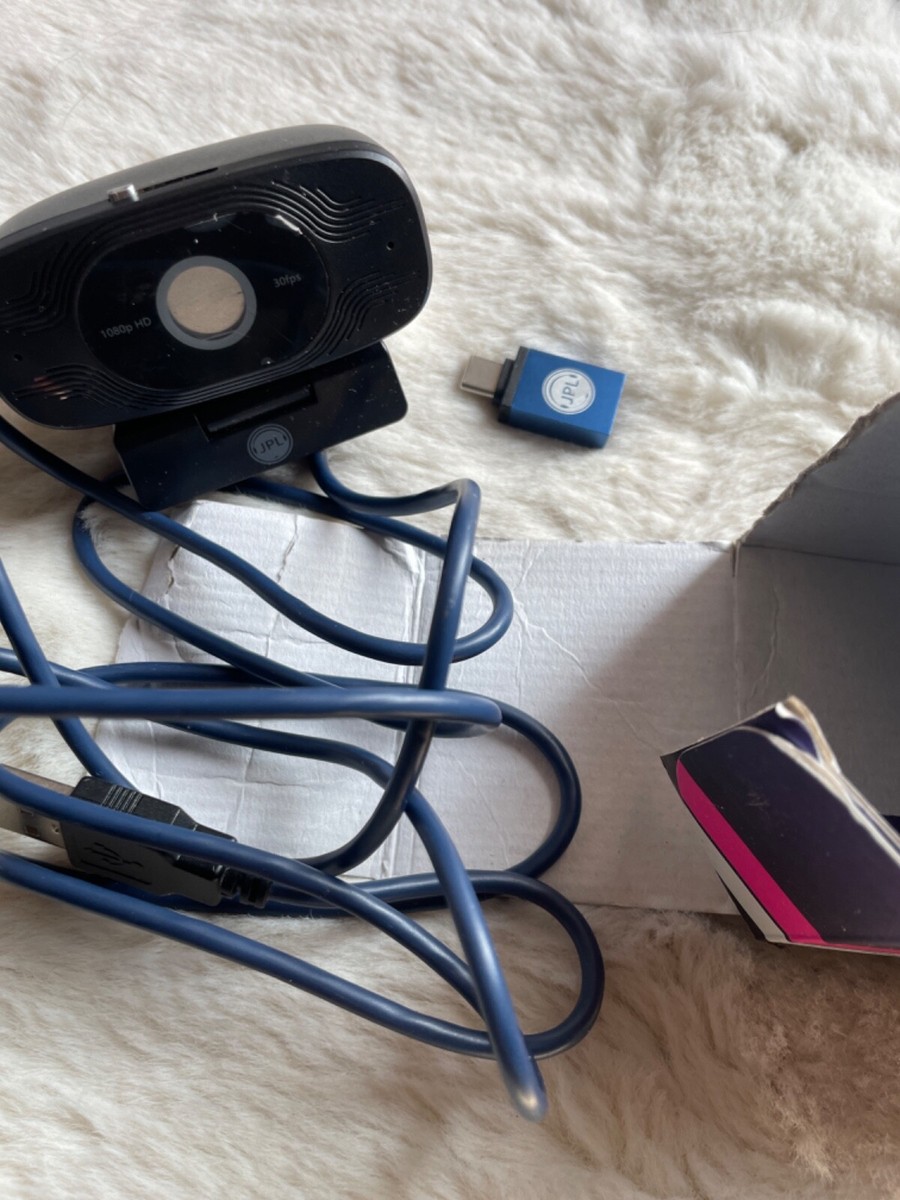 JPL Webcam VISION Mini+ 1080p 30fps USB Plug n Play Built-in Mic