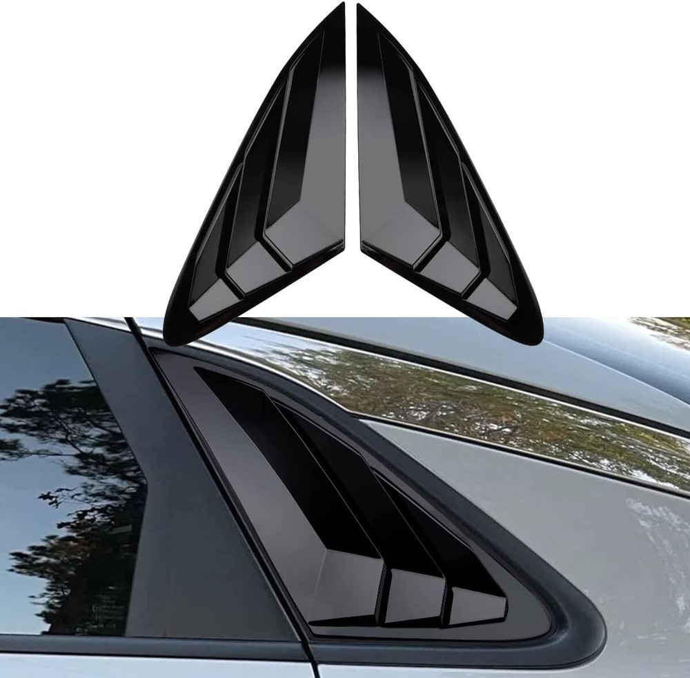 DLOVEG for Kia K5 2023 2022 2021 Accessories Rear Side Window Louvers Cover Trim