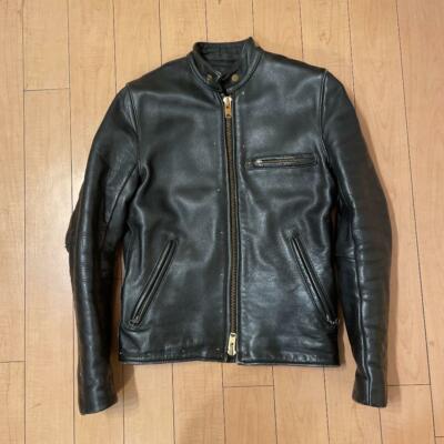 VANSON Single Riders Blouson Jacket mens Size 34 Type B Vintage