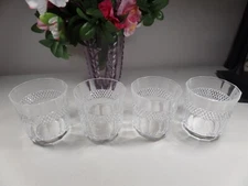 4 RCR Royal Crystal Rock, BRILLANTE Whiskey Double Old Fashion low ball Tumblers