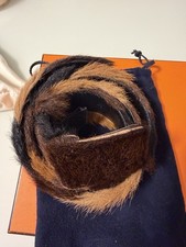 Prada Leder Fell Gürtel