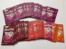 1980's KOOL-AID Packs 50+ Empty Drink Mix vintage food