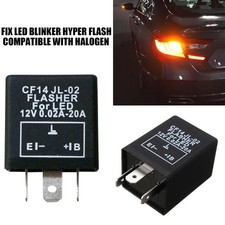 Turn Signal Hazard Led Flasher Relay Cf14 3pin Jl-02 Fix Fast Hyper-flash Blink