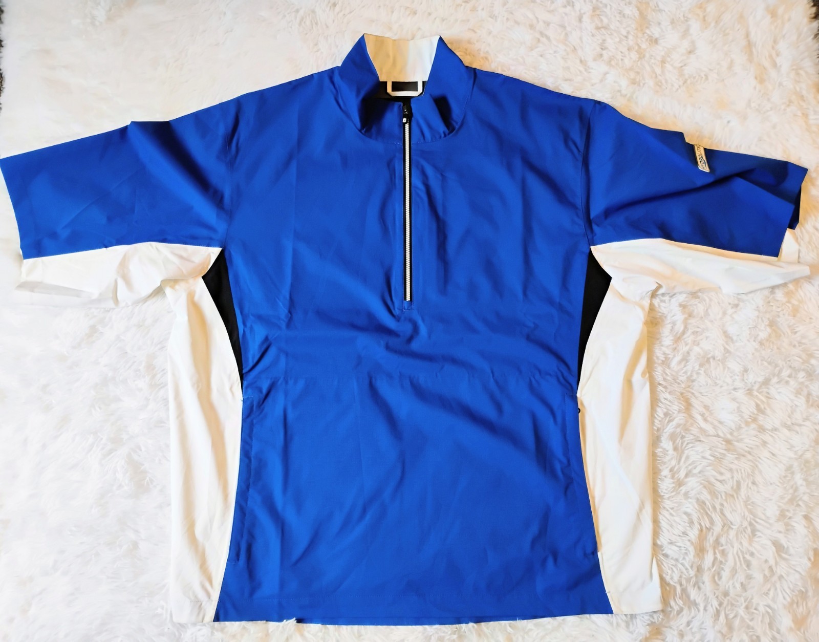 Footjoy Dryjoys Mens XL Hydrolite 1/4 Zip Pullover Short Sle