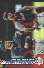 Christian & Nolan #160 2020 Topps Orange