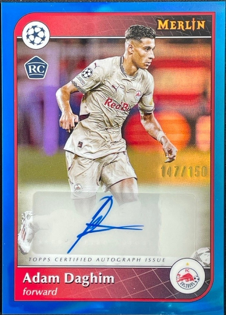 2024-25 Topps Merlin Uefa Club Competitions - Autographs Adam Daghim # ...