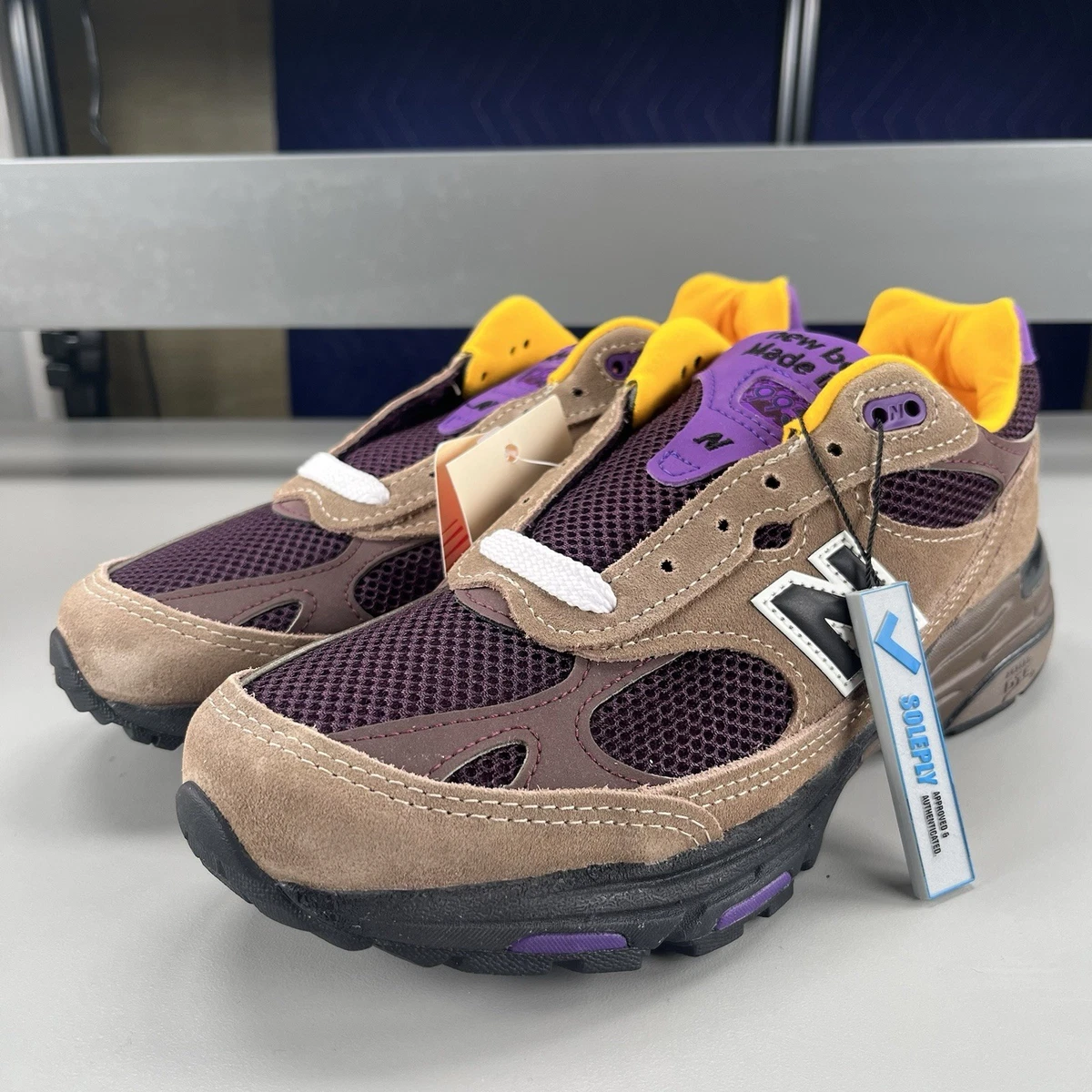 新品未使用　New Balance U993MU Made in USA New Balance 993 Made In USA 'Mushroom Midnight Violet' - New