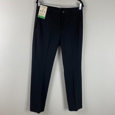 Chaps Golf Performance Chino Pants Mens 30x32 Black Slim Fit Stretch
