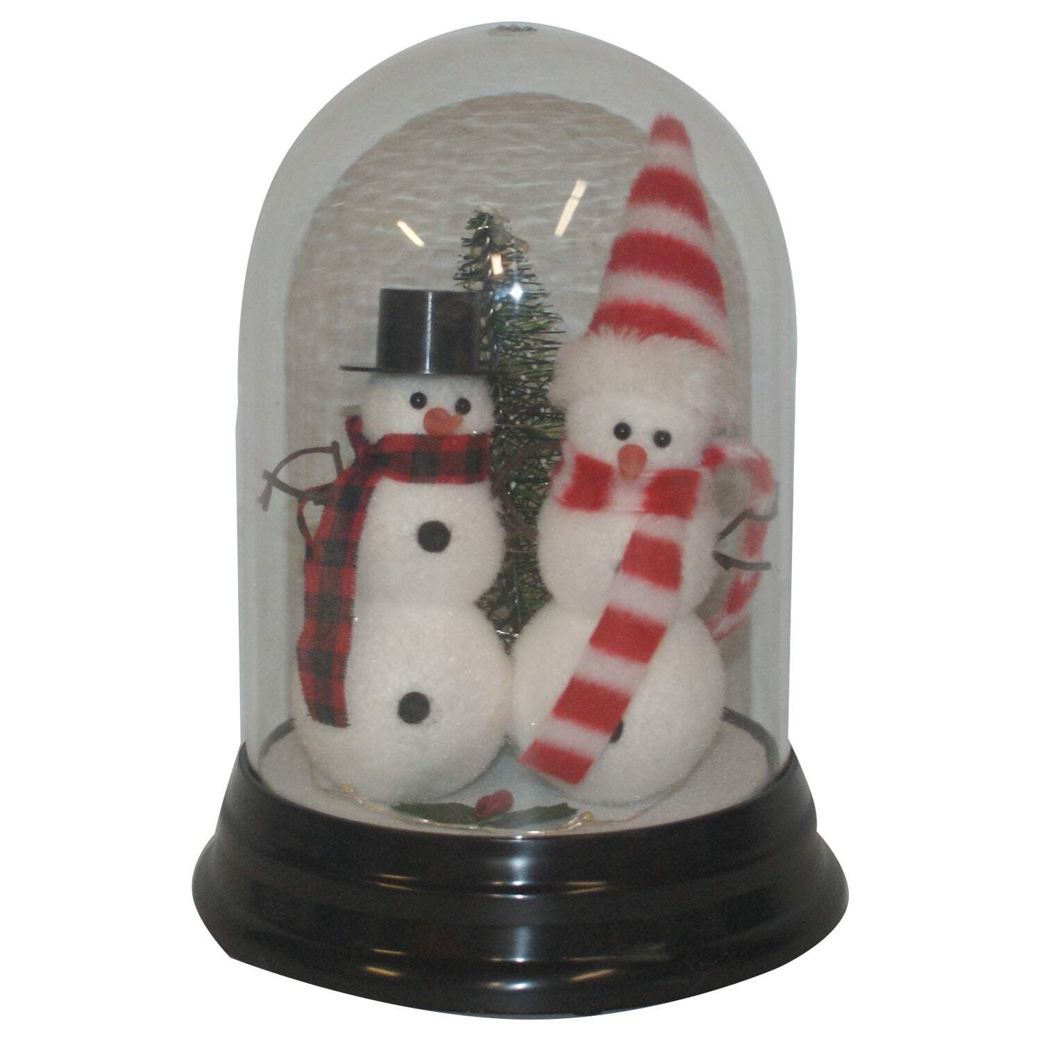 30715 - Lighted Snowmen In Globe 8