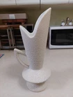 Mcm Royal Haegar Cream White 15" Ewer-vase.