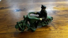 Hubley Cast Iron Motorcycle Patrolman