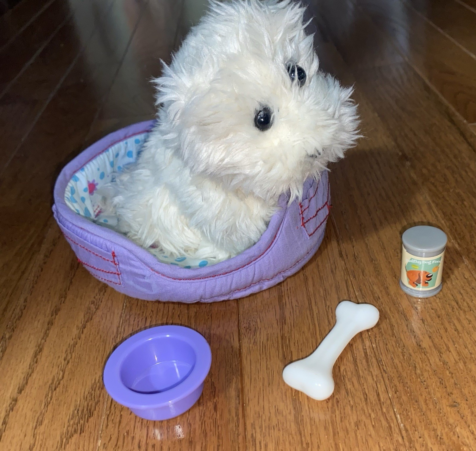 Original HEAVY "paperweight" American Girl Dog COCONUT White Westie Terrier Pet