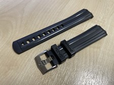 20mm Omega Seamaster 300 black Rubber watch strap band