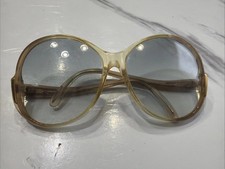 VINTAGE BAUSCH LOMB RAY BAN UNISEX SUN GLASSES STYLE OVAL WAVY FRAMES USED