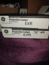 GE Radiac EXR Projector Lamps Bulbs 82V-300W, NOS LAMP USA