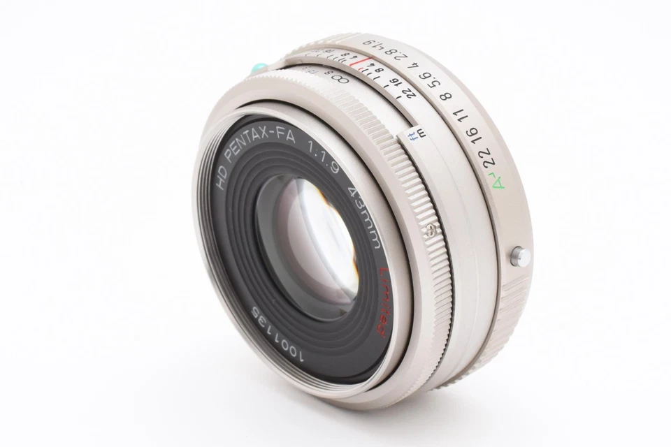 [MINT] HD Pentax FA 43mm F/1.9 Limited AF Lens Silver From JAPAN - image 2 of 4