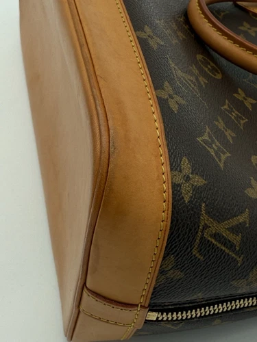 Louis Vuitton Alma Shoulder Bag PM Brown Canvas/Leather - Picture 10 of 23