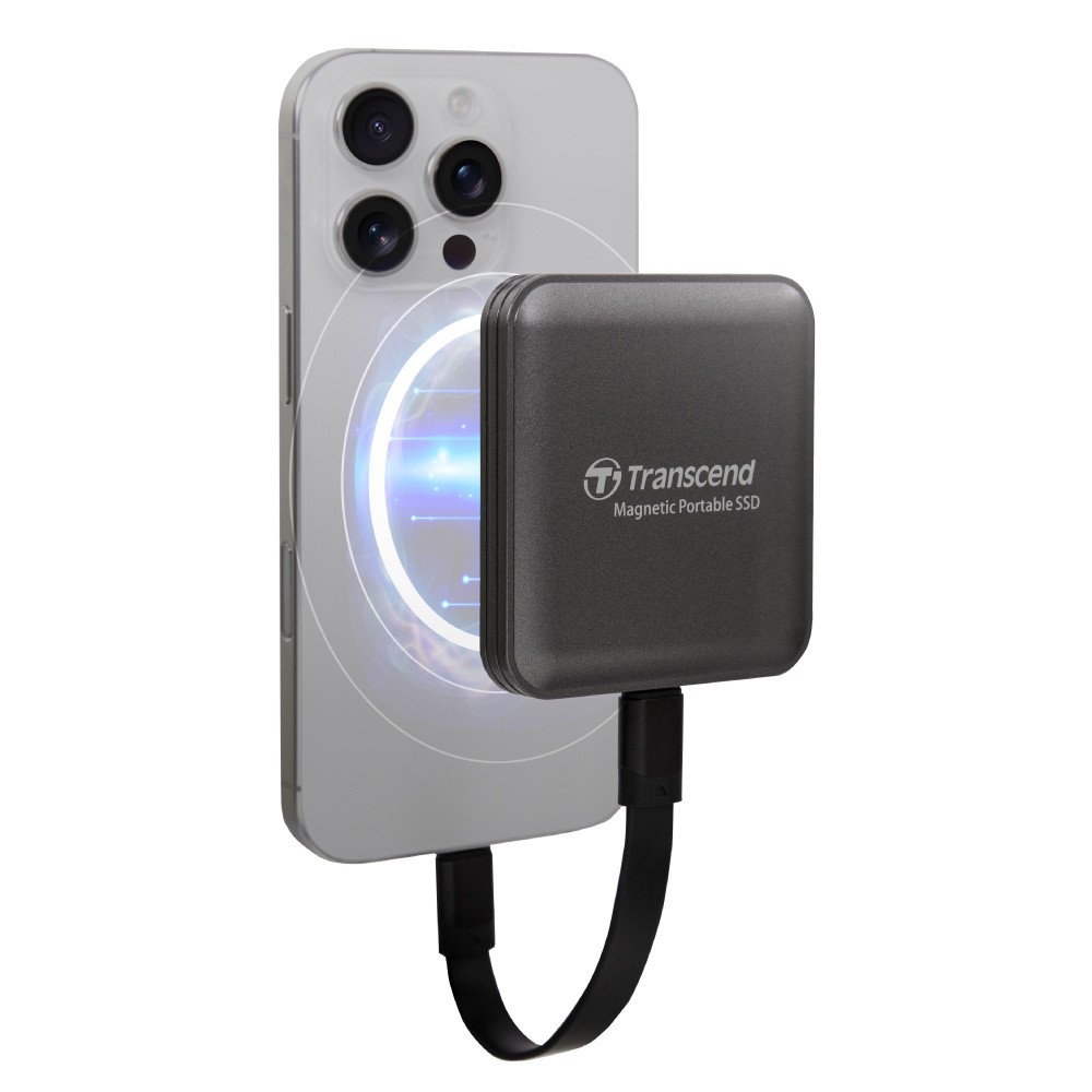 1TB Transcend ESD420 Portable Magnetic SSD USB 20Gbps Type-C