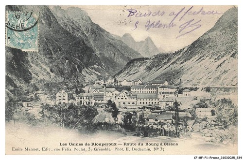 France, Route du Bourg-d'Oisans au Lauteret, Cascade