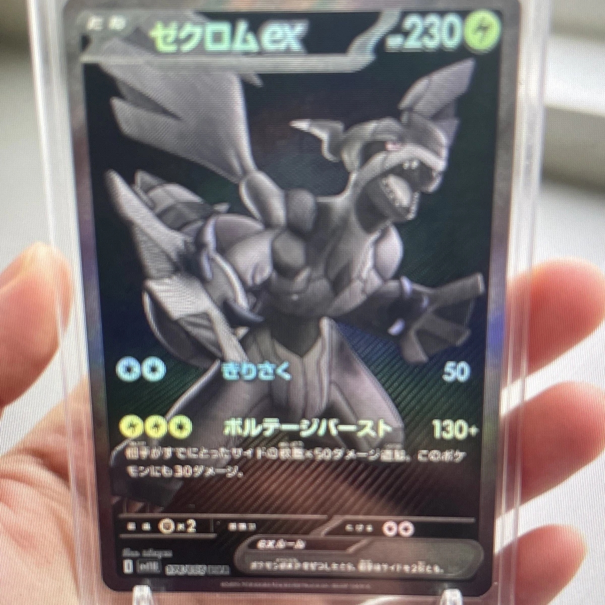 zekrom pokemon card ebay Pokmon TCG Ultra Rare Individual Collectible Game Cards for sale proof acrylic case and featuring a striking image of the captivating character Zekrom Pokmon TCG Rare Individual