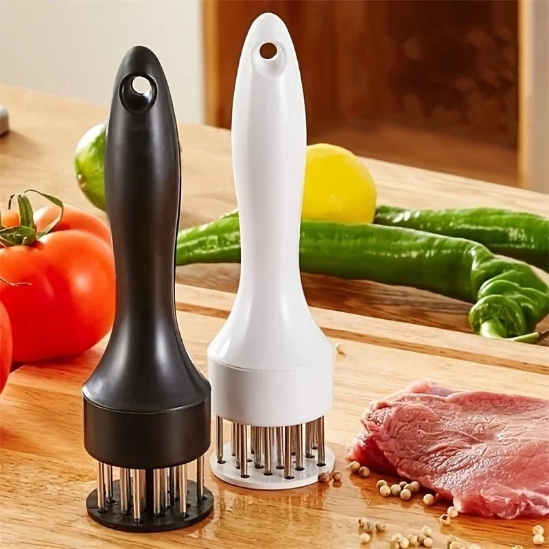 Stainless Steel Meat Tenderizer Needle Tool Manual Steak Beef Pork Softener