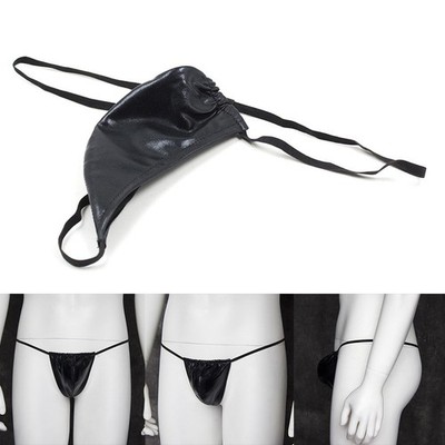 Accessoires T-Back Tangas G-String schwarz Erotik G-String Schlüpfer Herren
