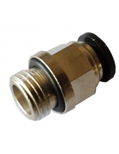 Automatische gerade Verschraubung M6 Rohr 6mm