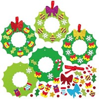 Weihnachtskranz-Set 8 Stk. Zum Gestalten Diy, Baker Ross, Bastelmaterial,