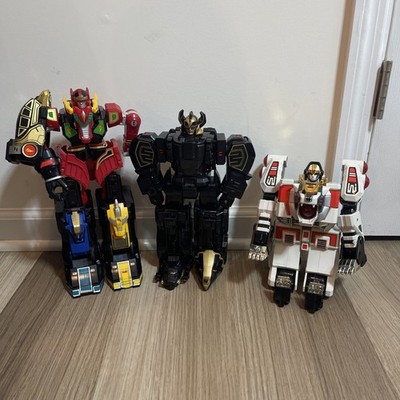 LOT OF 3 THUNDER MEGAZORD BANDAI 1994 MIGHTY MORPHIN