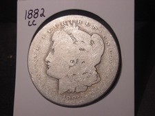 1882-CC MORGAN DOLLAR GENUINE NICE LOW BALL CC BETTER DATE SHIPS FREE