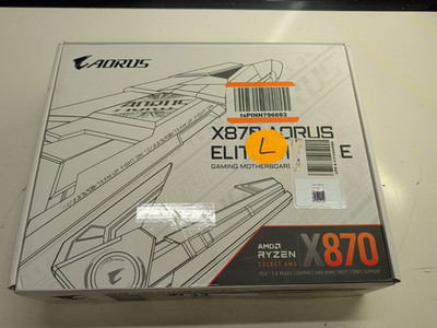 Gigabyte X870 Aorus Elite WiFi 7 ICE AMD Socket AM5 Gaming UNTESTED PARTS/REPAIR