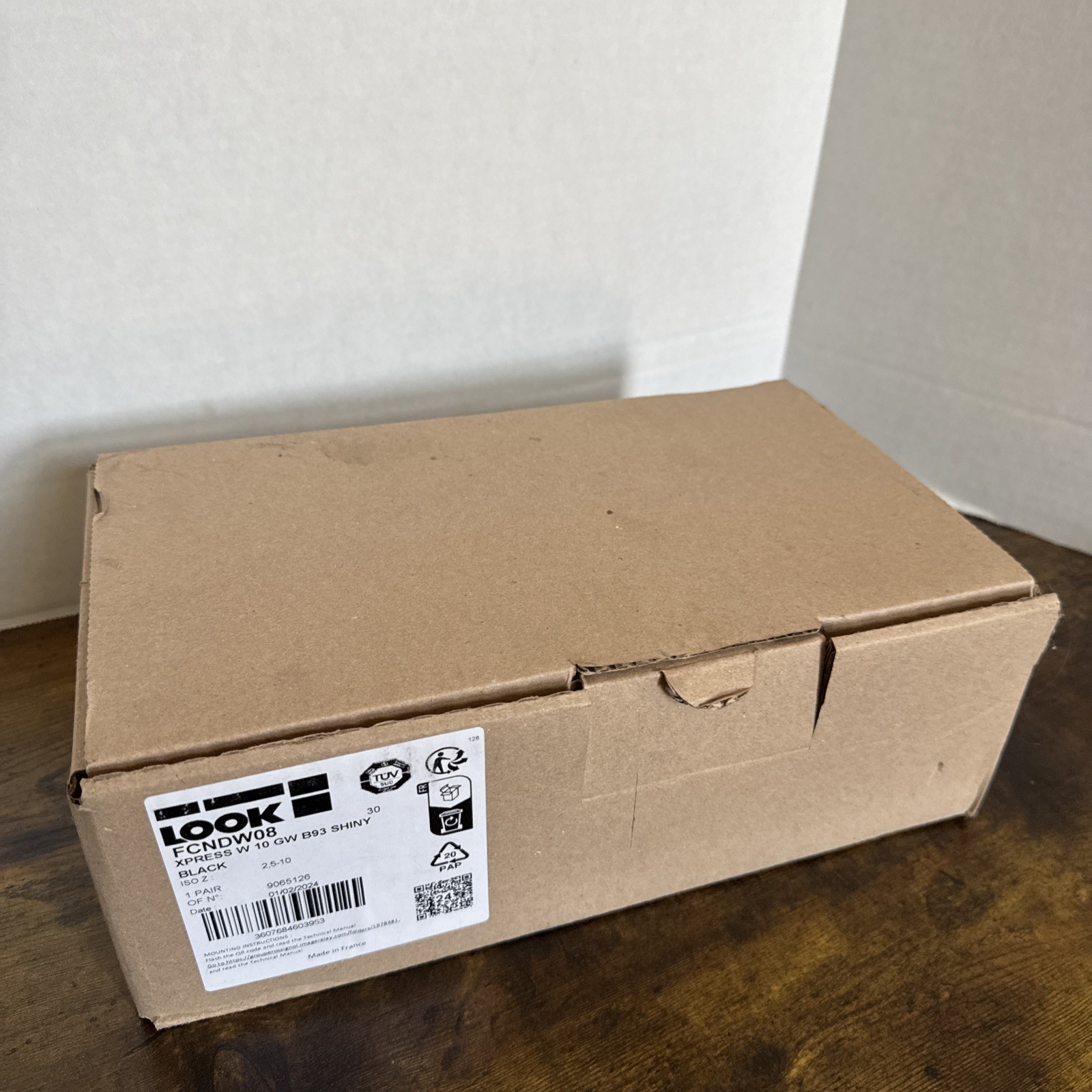 2024 Look Xpress W 10 GW B93 Shiny Ski Bindings NEW  Black Made In France