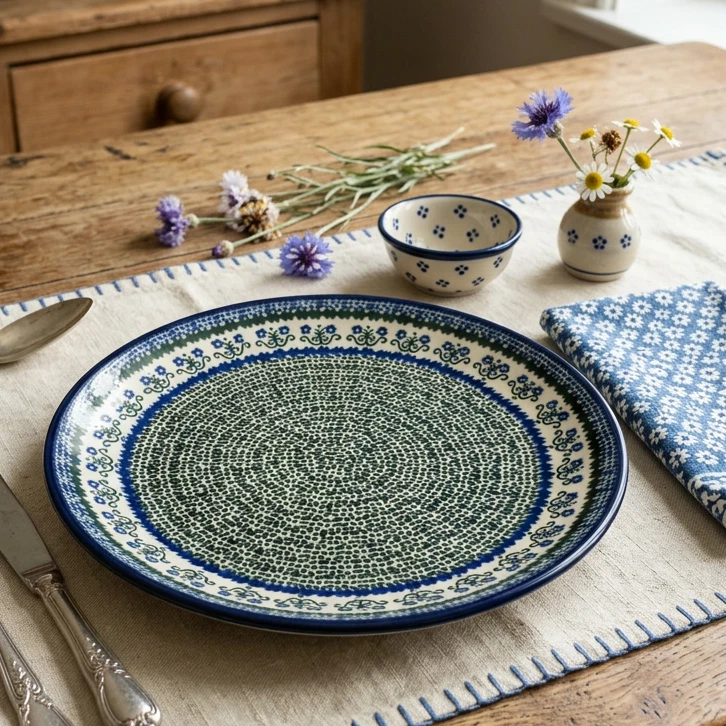 CERAMIKA ARTYSTYCZNA 青い花の皿 Ceramika Artystyczna for sale | eBay