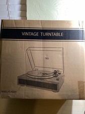 Seasonlife Turntable/Record Player with Built-In Speakers HQ-KZ001